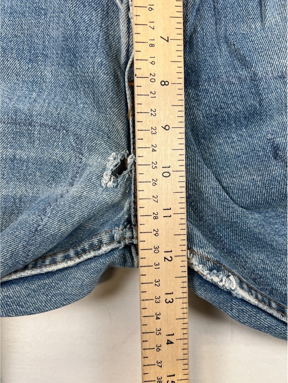 Vintage Levi's 505 Made in USA Men Size 34x30 Regular Fit Blue Denim Jeans - Picture 11 of 12